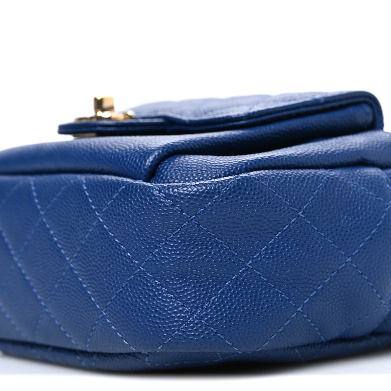 Caviar Quilted CC Day Camera Case Blue - Image 10
