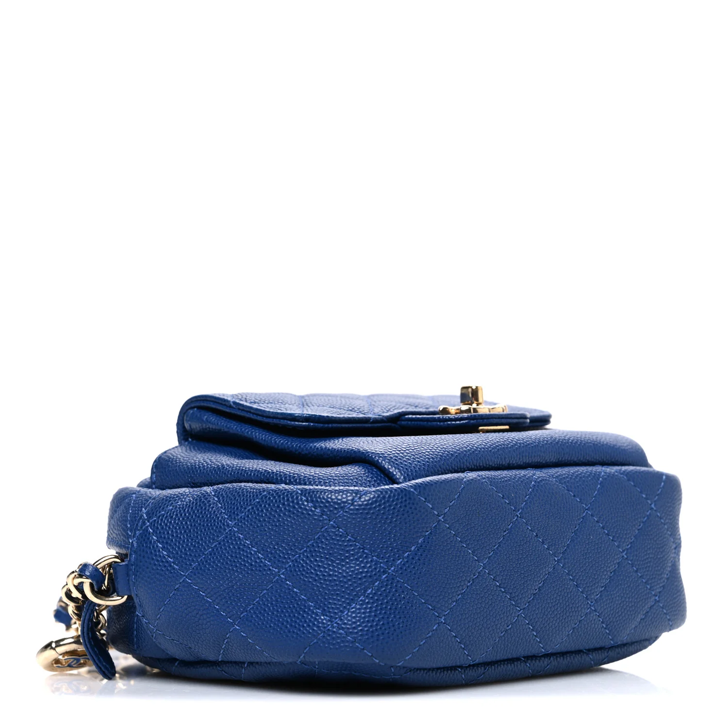 Caviar Quilted CC Day Camera Case Blue - Image 4
