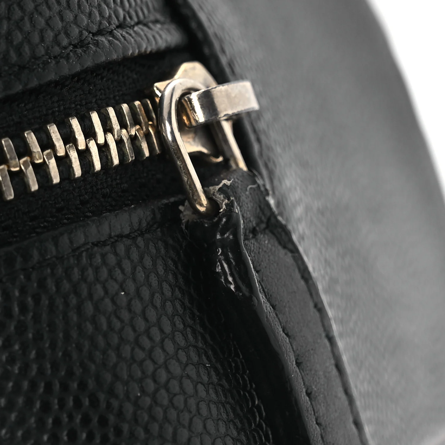 Caviar Quilted CC Filigree Vanity Clutch With Chain Black - Image 11