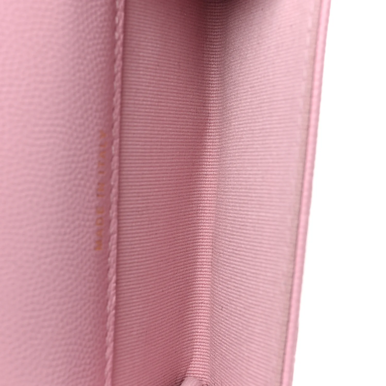 Caviar Quilted CC Flap Card Holder Pink - Image 5