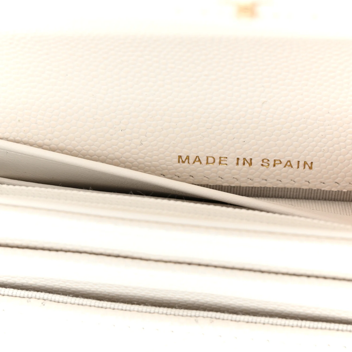 Caviar Quilted CC Medium Flap Wallet White - Image 7