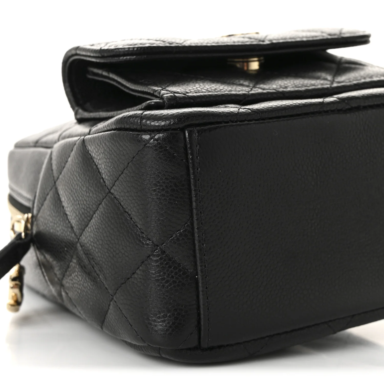 Caviar Quilted CC Mini Classic Backpack Black - Image 9