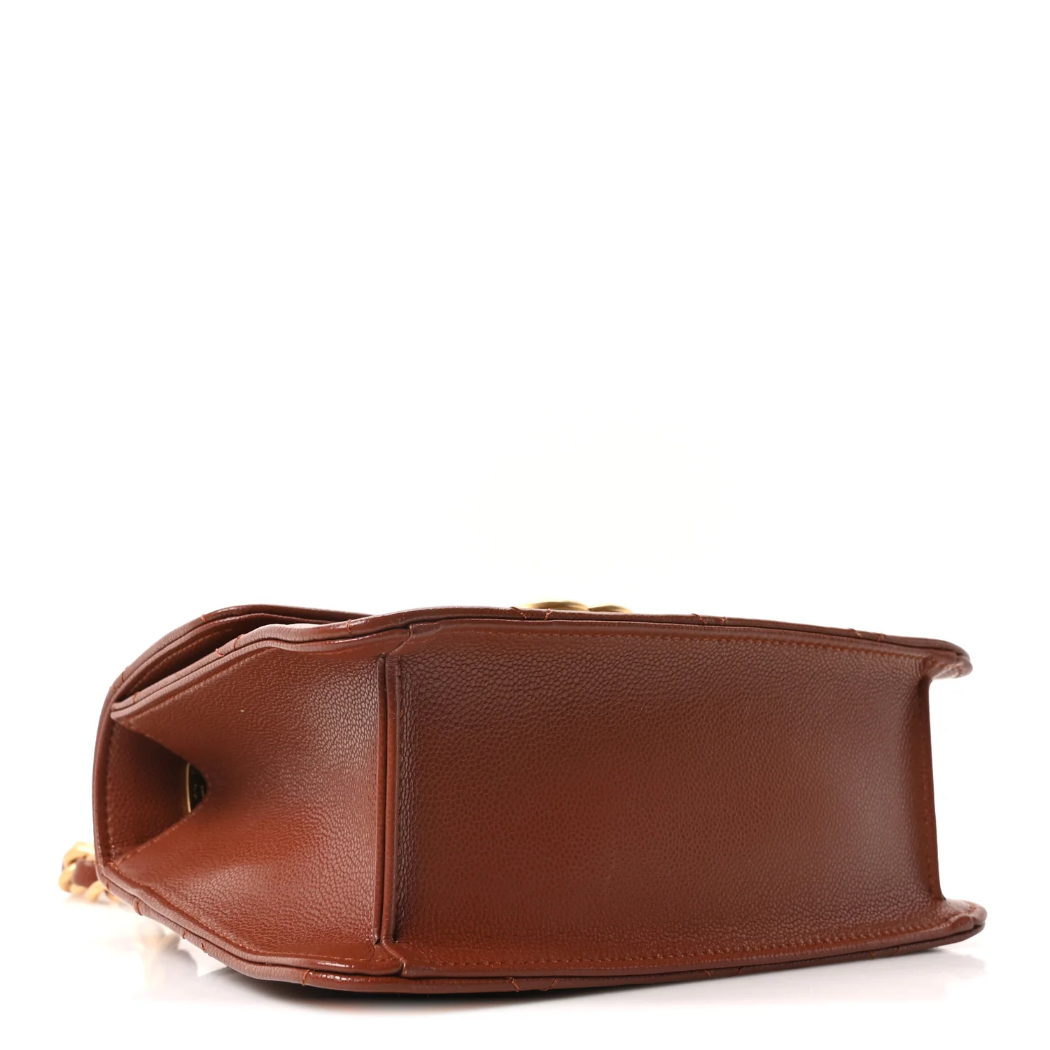Caviar Quilted CC Mini Flap Brown - Image 4