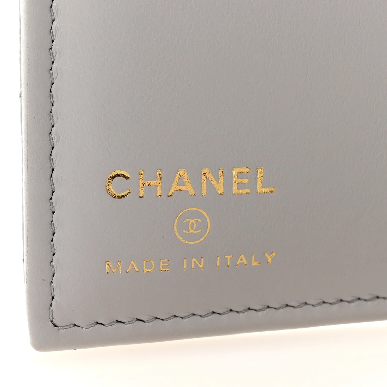 Caviar Quilted CC Passport Holder Grey - Image 6