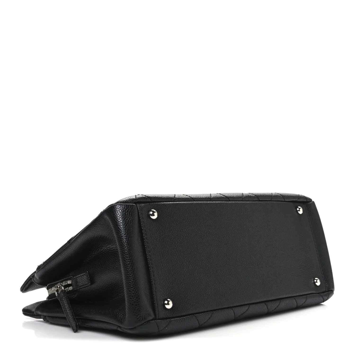Caviar Quilted CC Timeless Soft Tote Black - Image 4