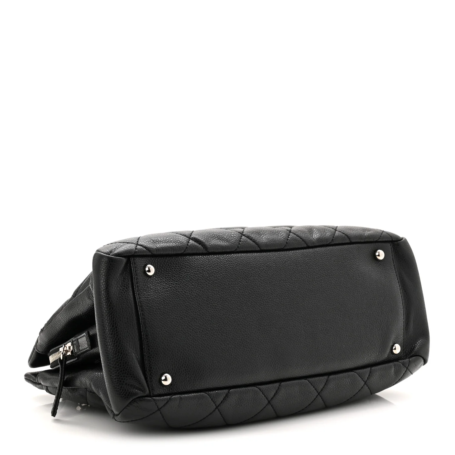 Caviar Quilted CC Timeless Soft Tote Black - Image 4