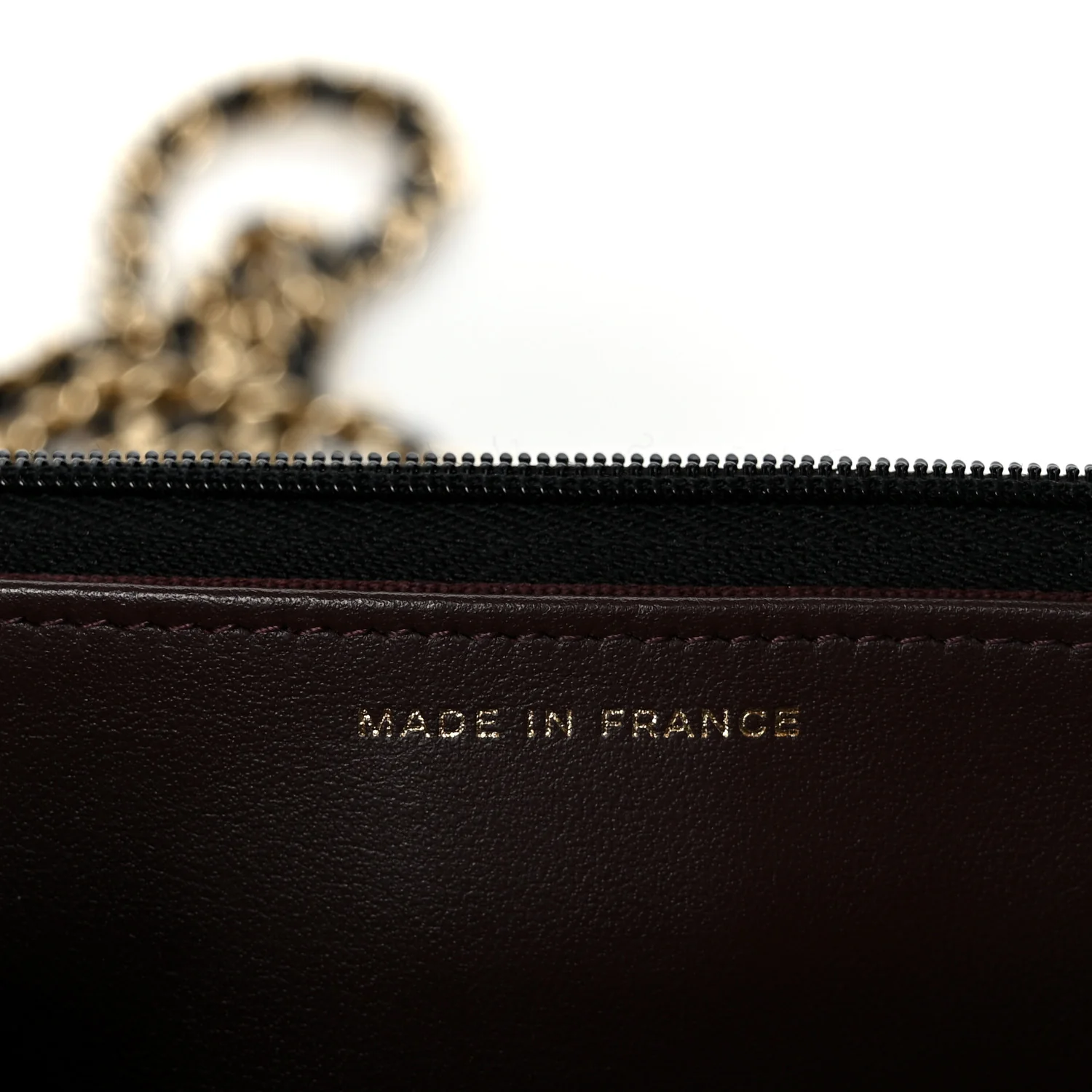 Caviar Quilted CC Turnlock Wallet On Chain WOC Black - Image 7