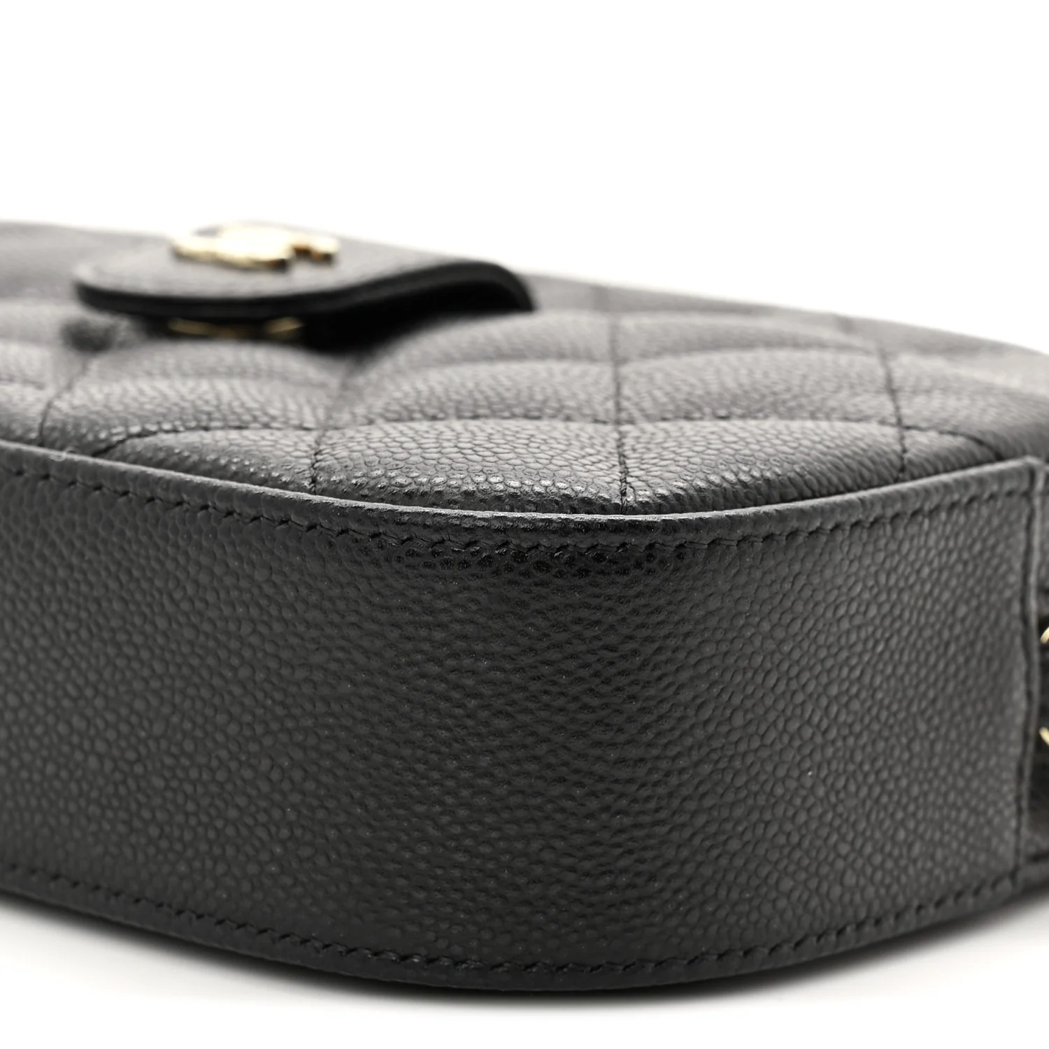 Caviar Quilted Chain Camera Bag Black - Image 10