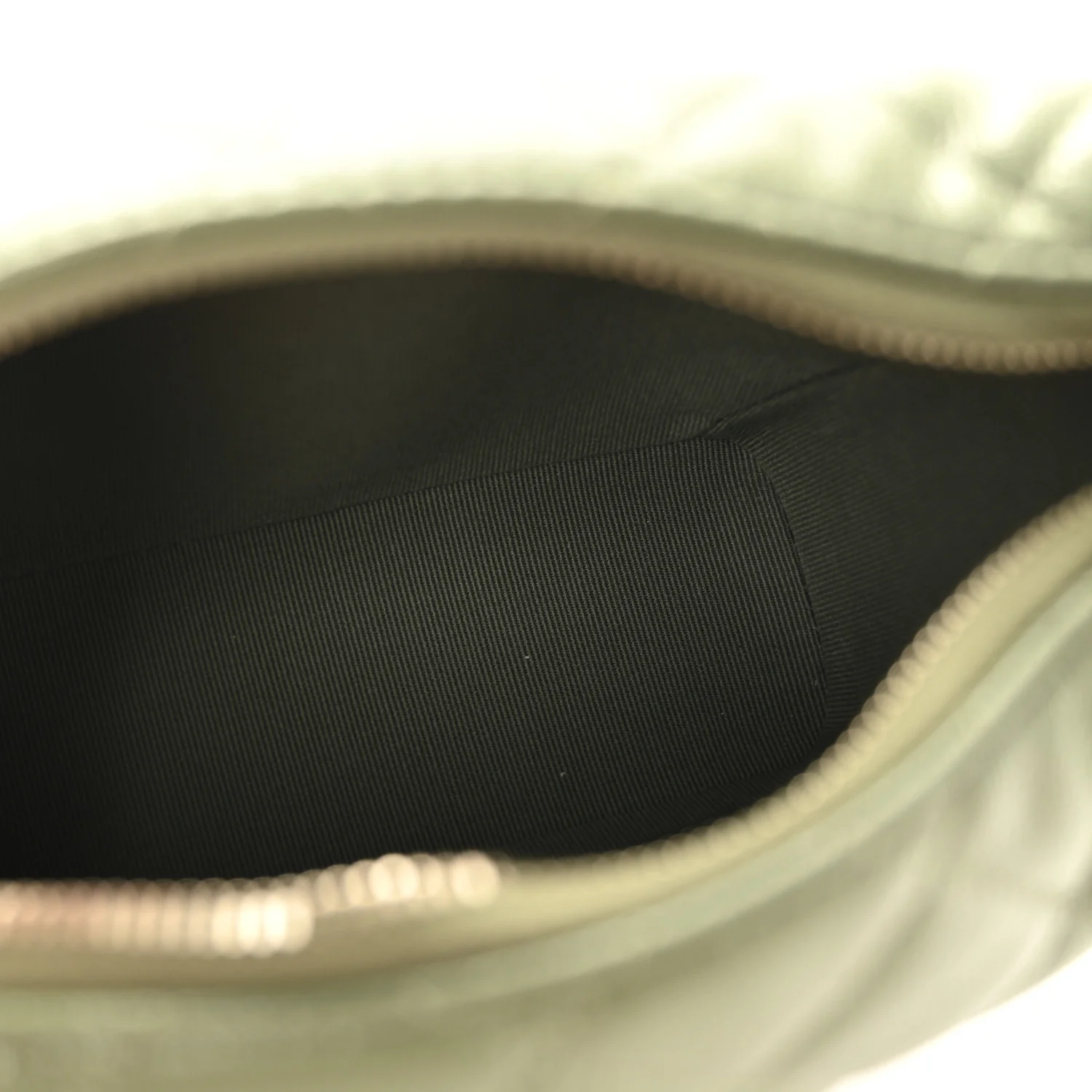 Caviar Quilted Chain Hobo Khaki - Image 5