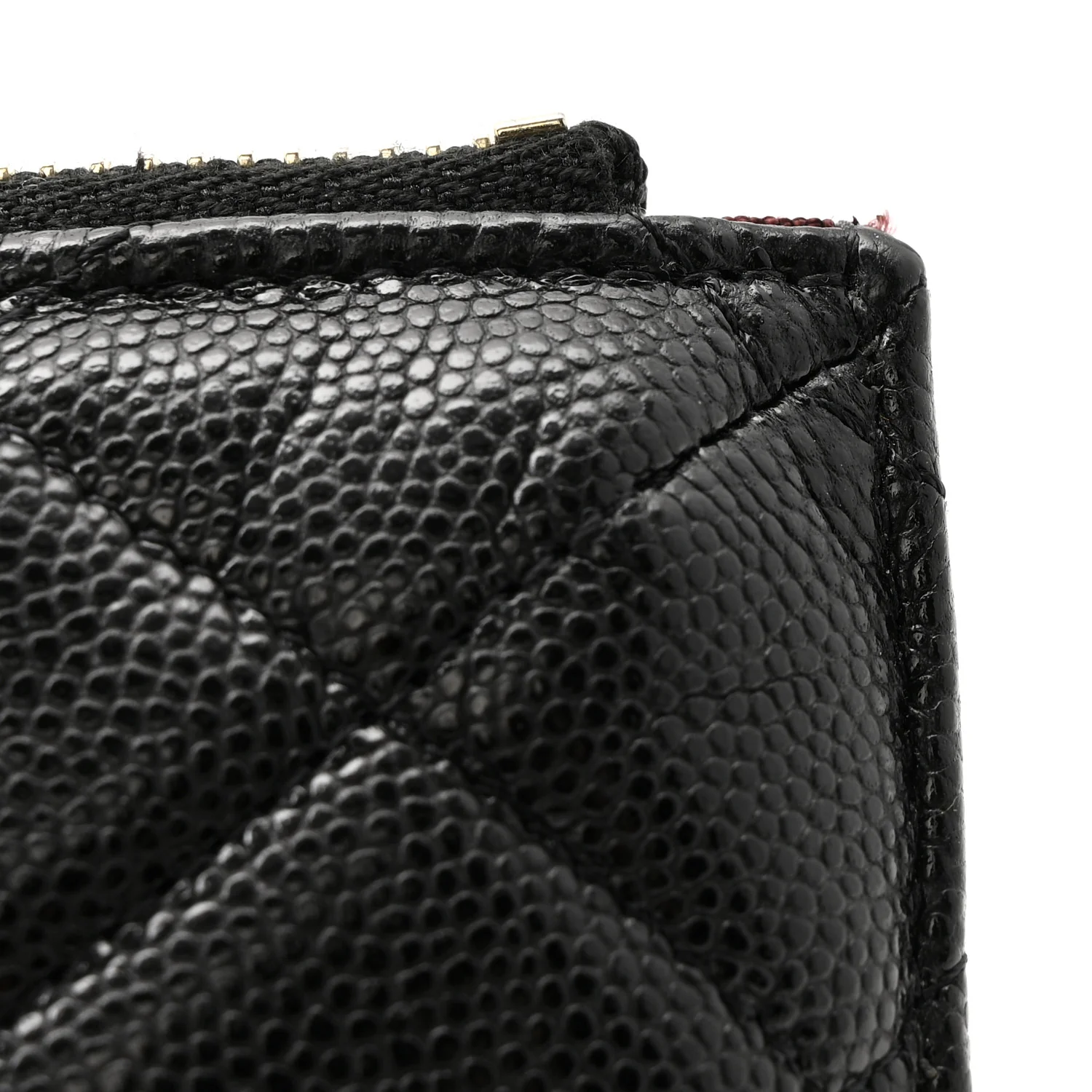 Caviar Quilted Classic iPhone Pouch Black - Image 8