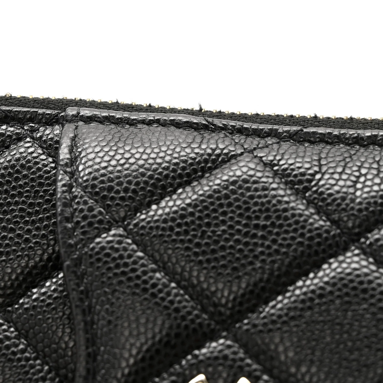Caviar Quilted Classic iPhone Pouch Black - Image 9