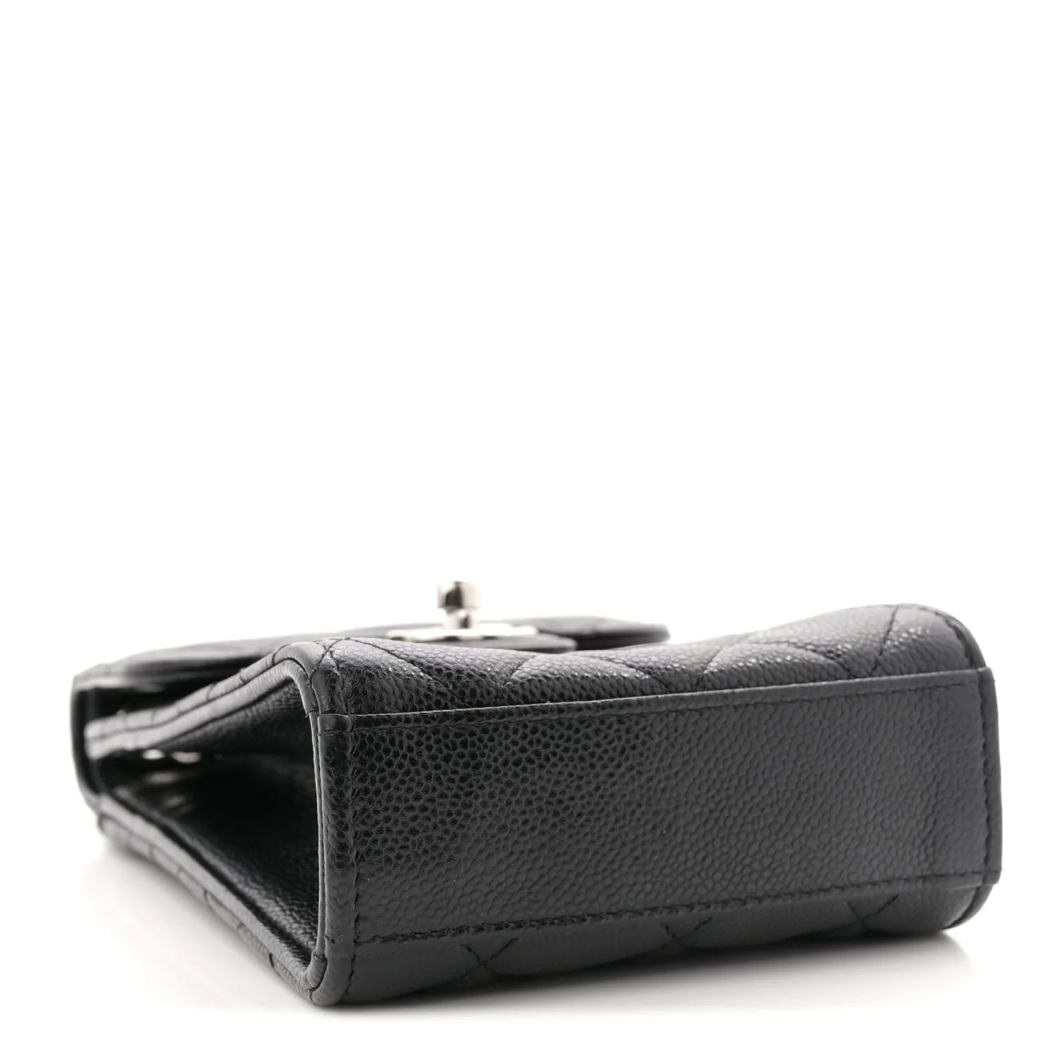 Caviar Quilted Classic Phone Holder Black - Image 4