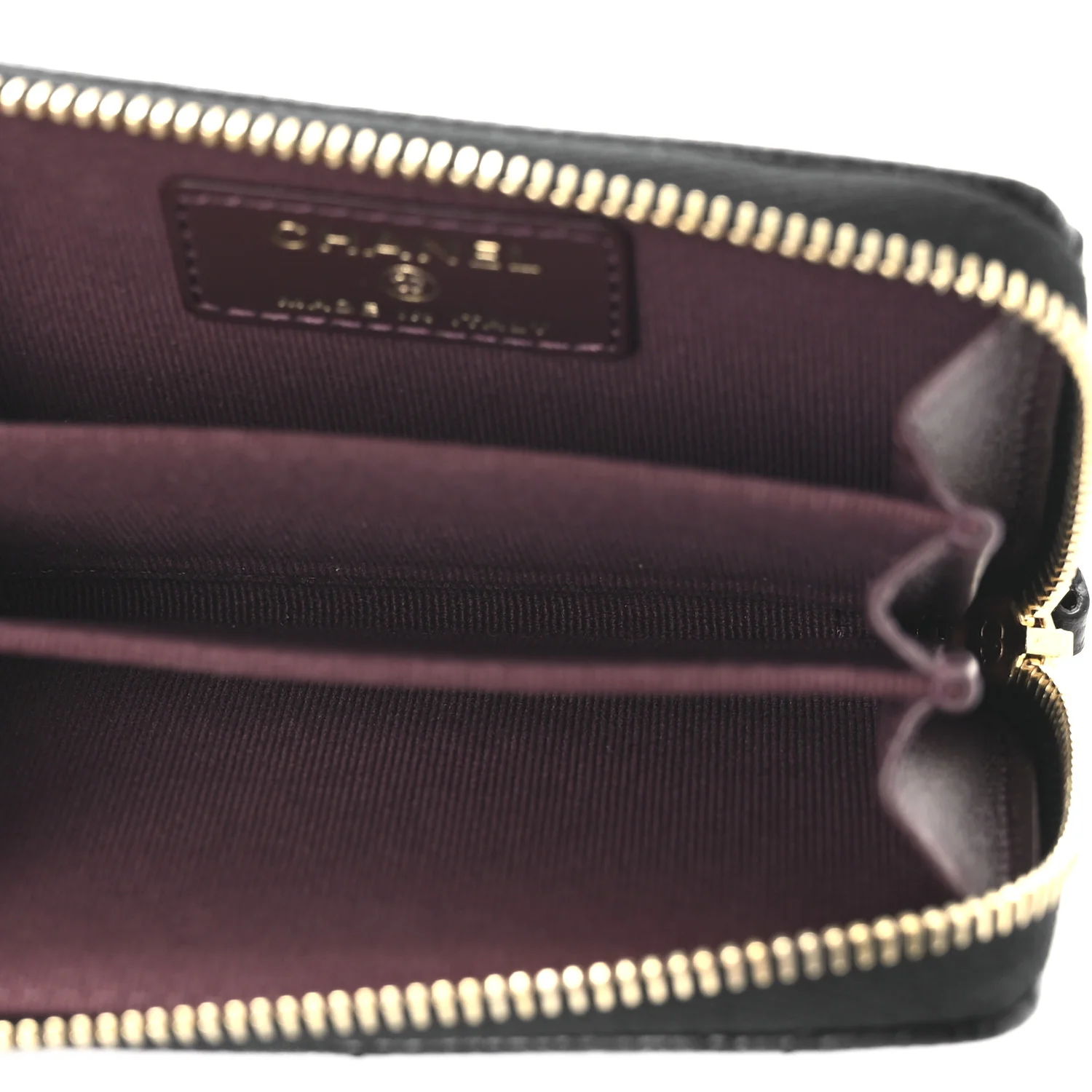 Caviar Quilted Classic Zipped Coin Purse Black - Image 5