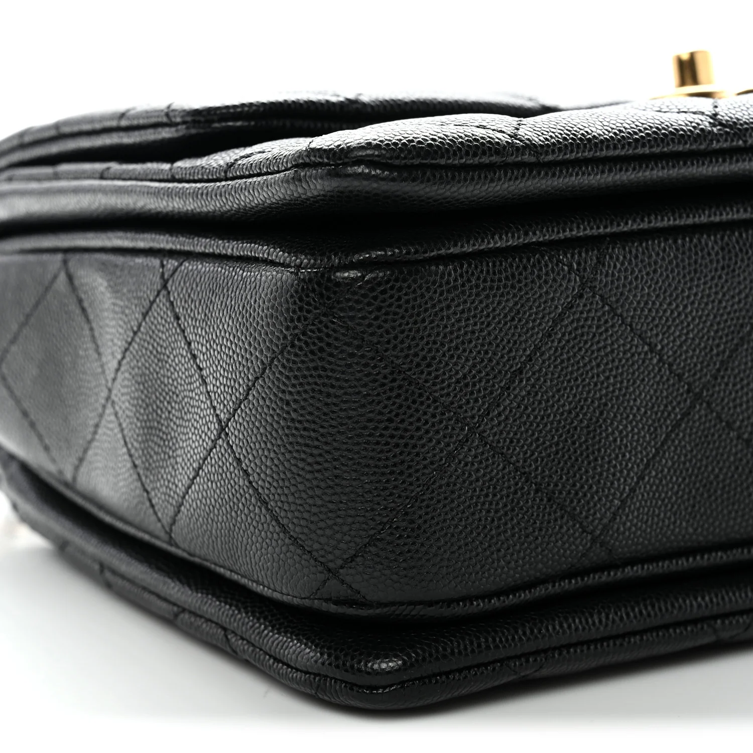 Caviar Quilted Coco First Flap Black - Image 9