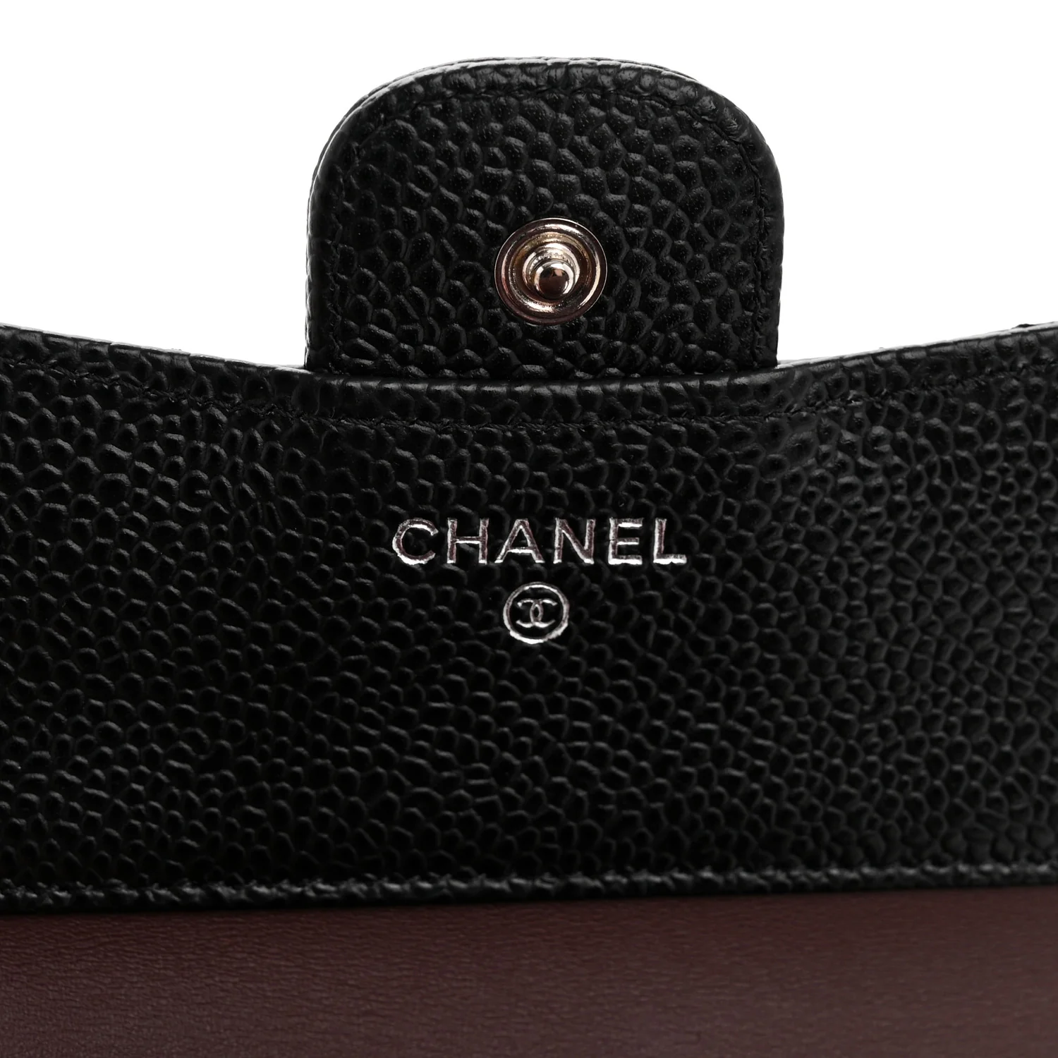 Caviar Quilted Compact Flap Wallet Black - Image 6