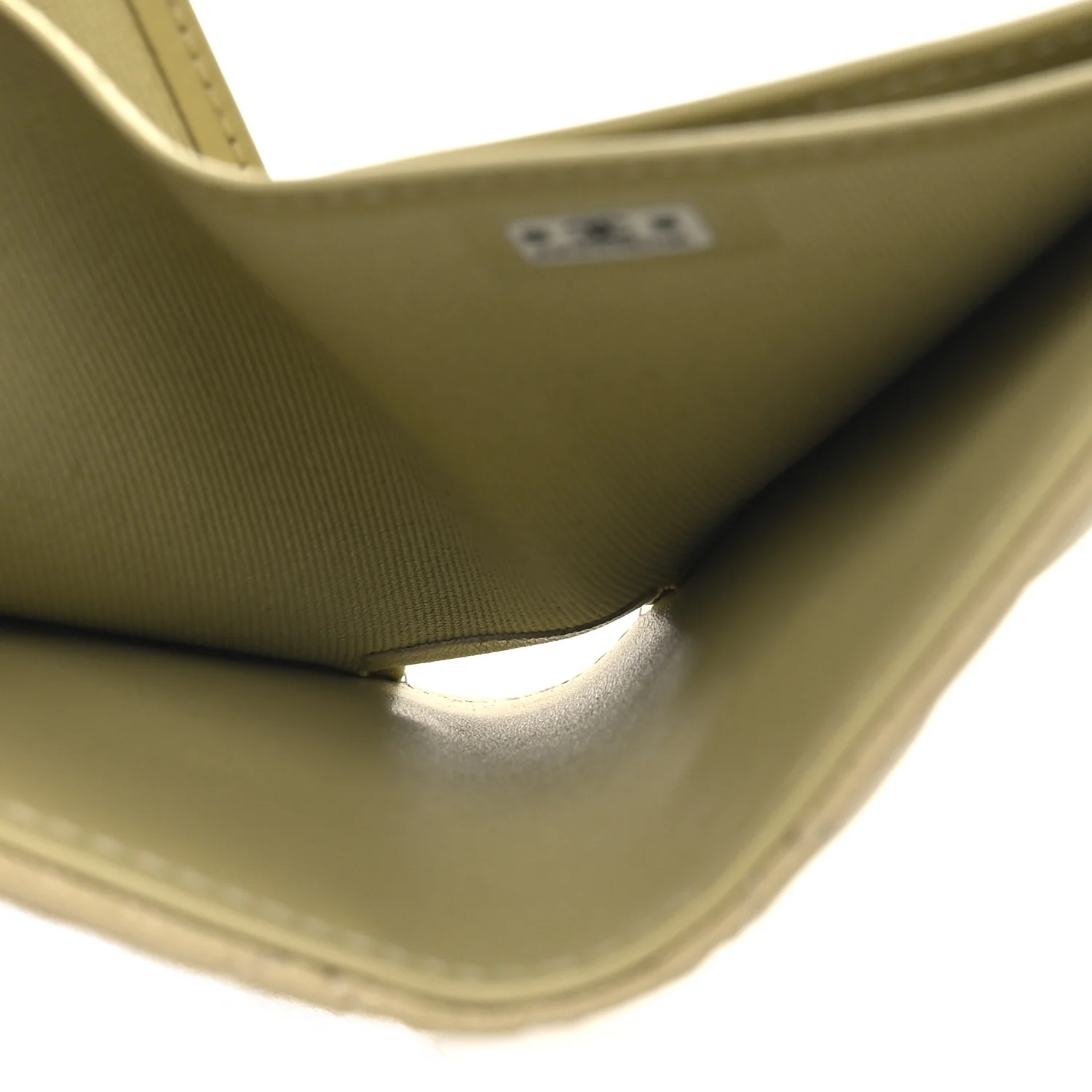 Caviar Quilted Compact Flap Wallet Light Green - Image 6