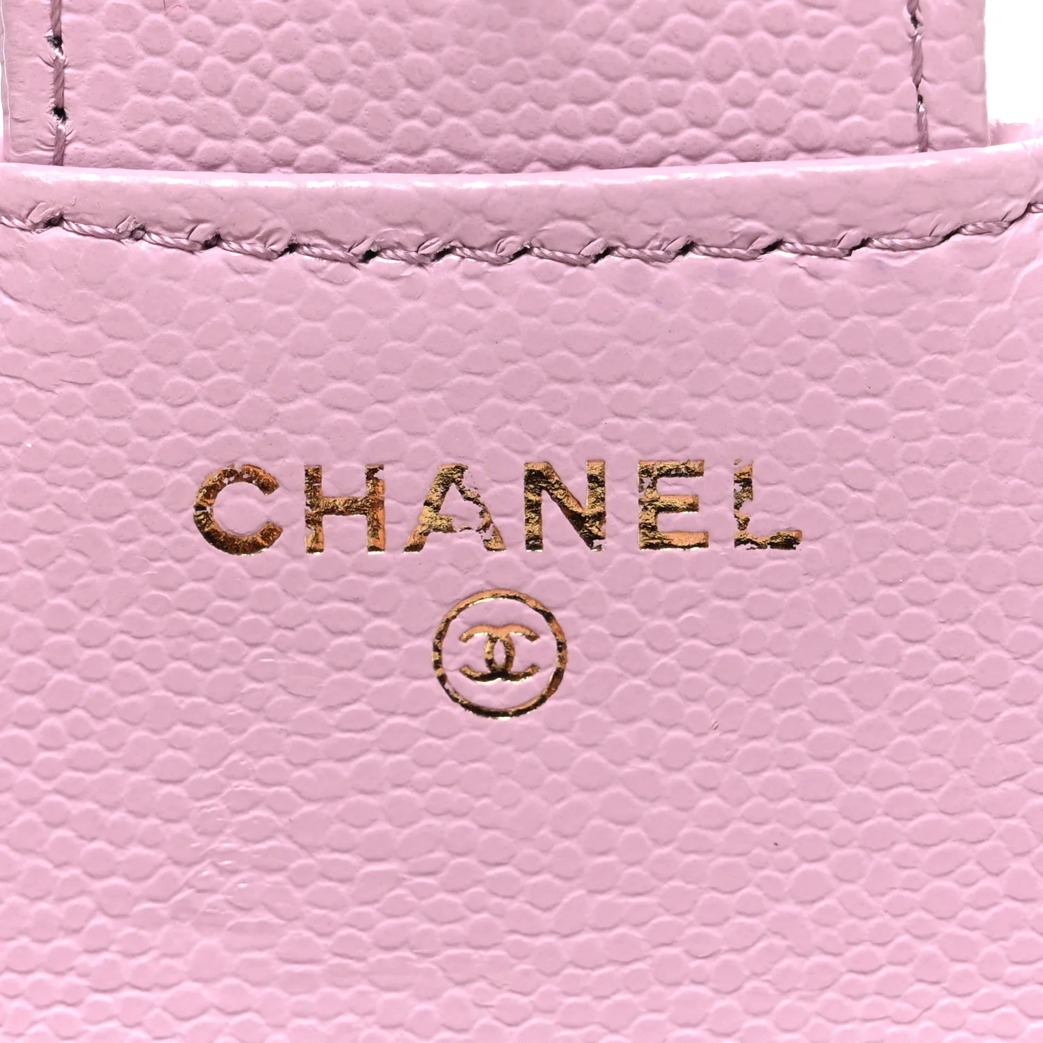 Caviar Quilted Compact Flap Wallet Light Pink - Image 6