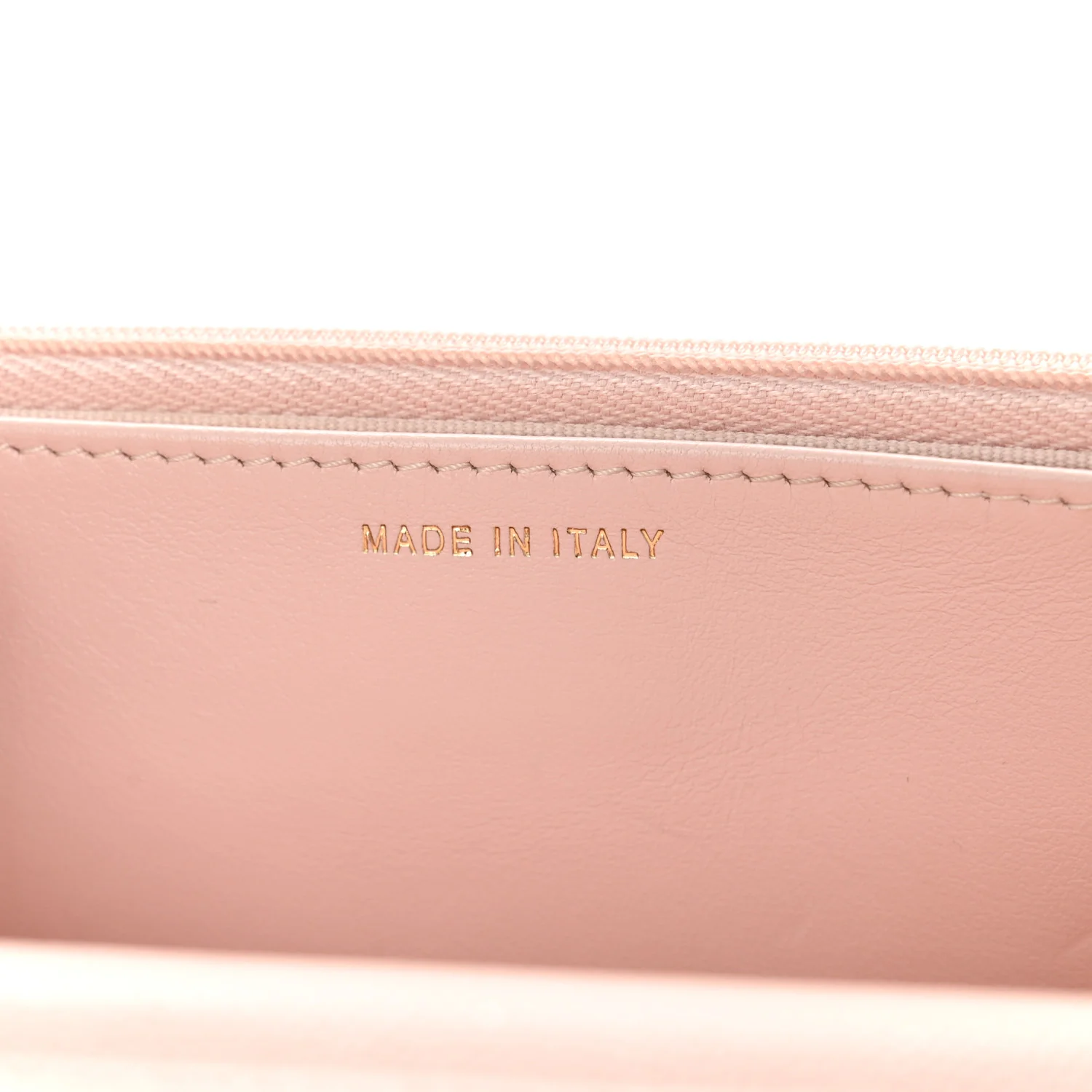 Caviar Quilted Crystal Enamel CC Wallet On Chain WOC Light Pink - Image 7