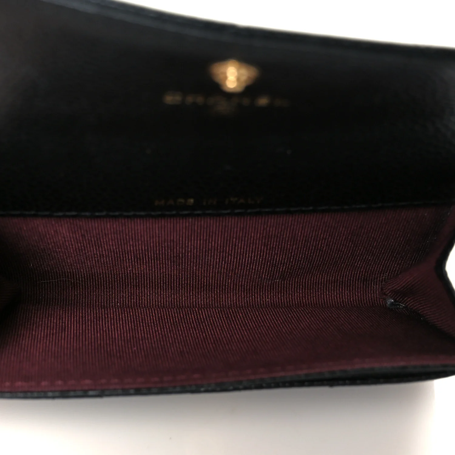 Caviar Quilted Flap Card Holder Wallet Black - Image 5