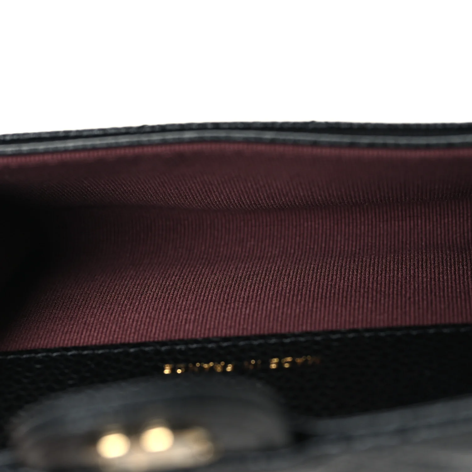 Caviar Quilted Flap Card Holder Wallet Black - Image 5
