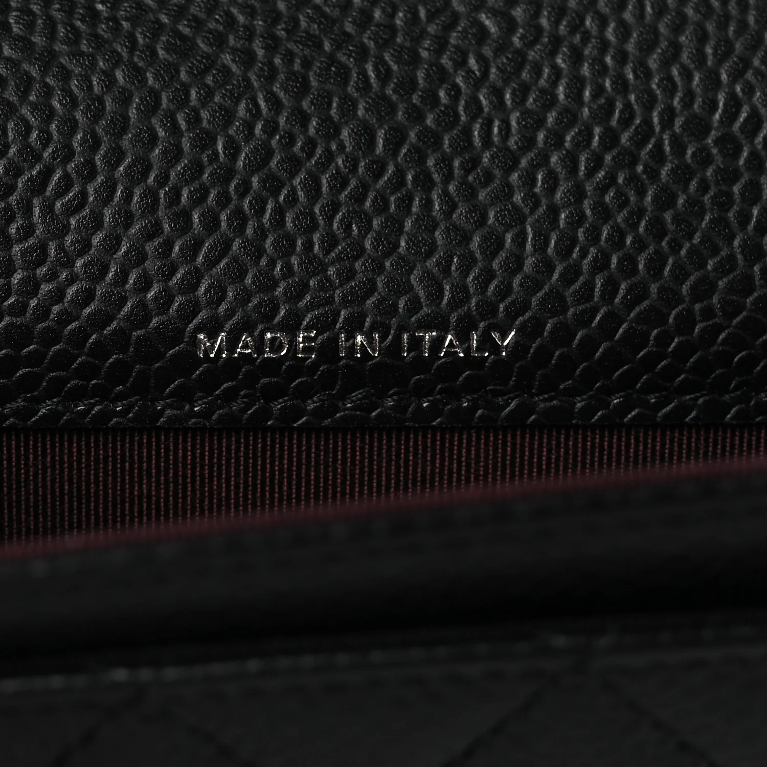 Caviar Quilted Flap Card Holder Wallet Black - Image 8