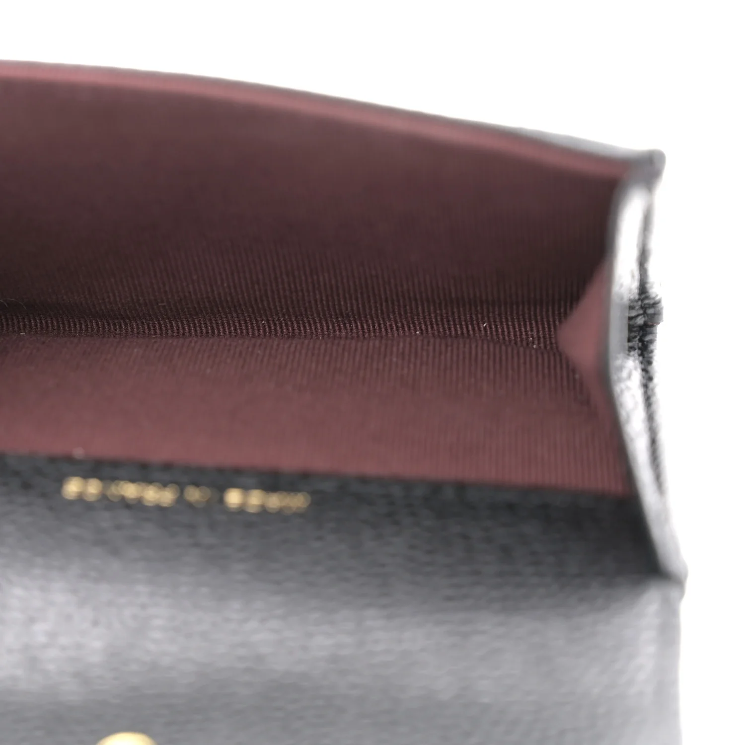Caviar Quilted Flap Card Holder Wallet Black - Image 5