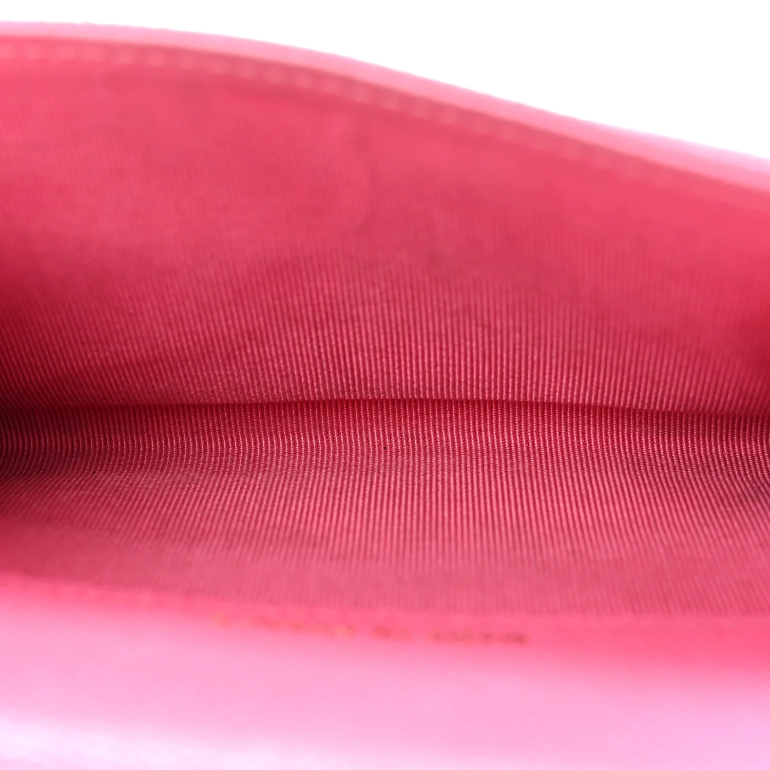 Caviar Quilted Flap Card Holder Wallet Pink - Image 5
