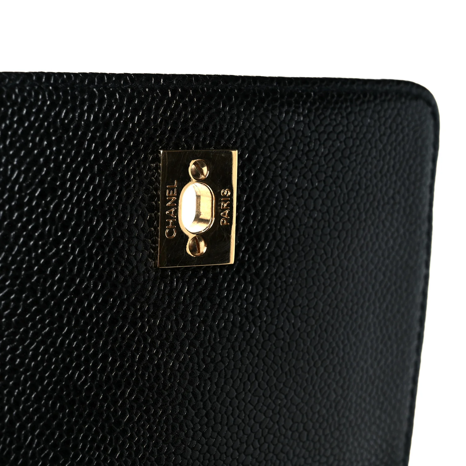 Caviar Quilted Flap Shopping Tote Black - Image 7
