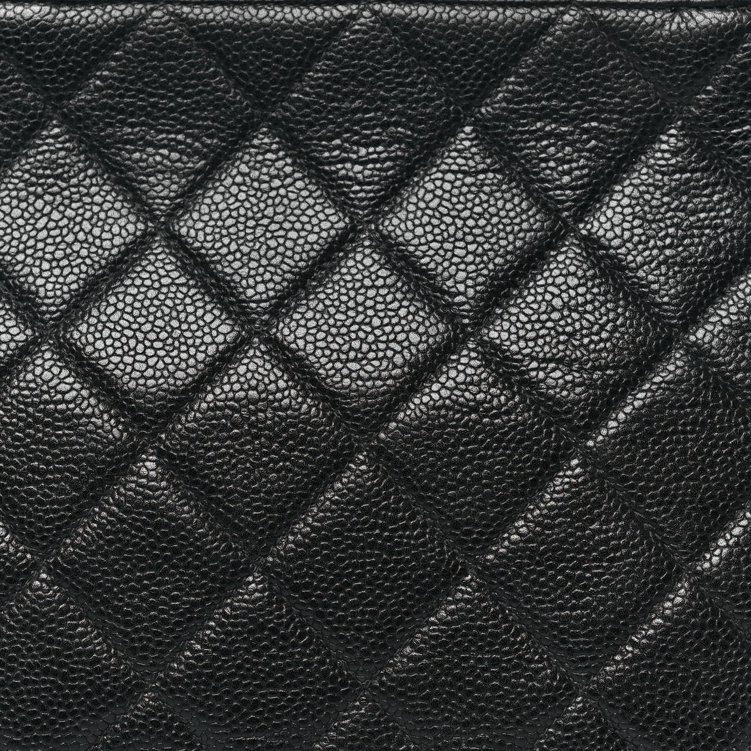 Caviar Quilted Frame Shoulder Bag Black - Image 9