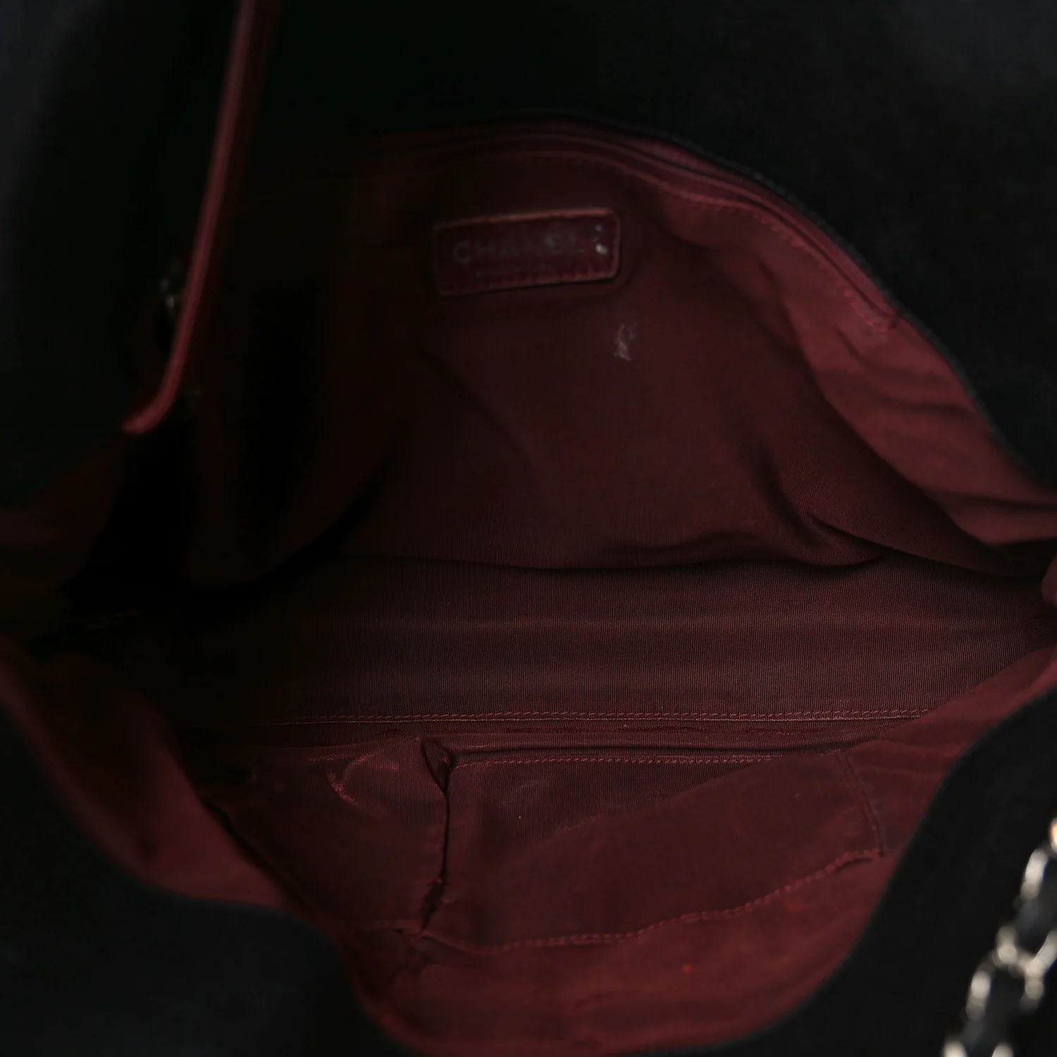 Caviar Quilted French Riviera Hobo Black - Image 5