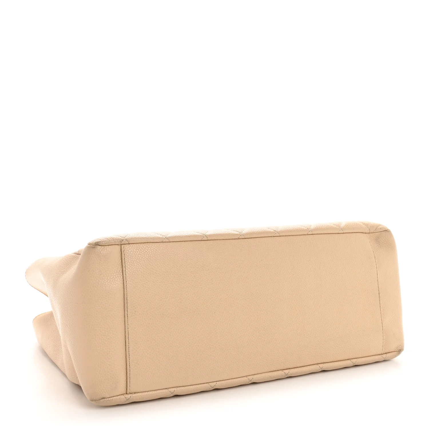 Caviar Quilted Grand Shopping Tote GST Beige - Image 4