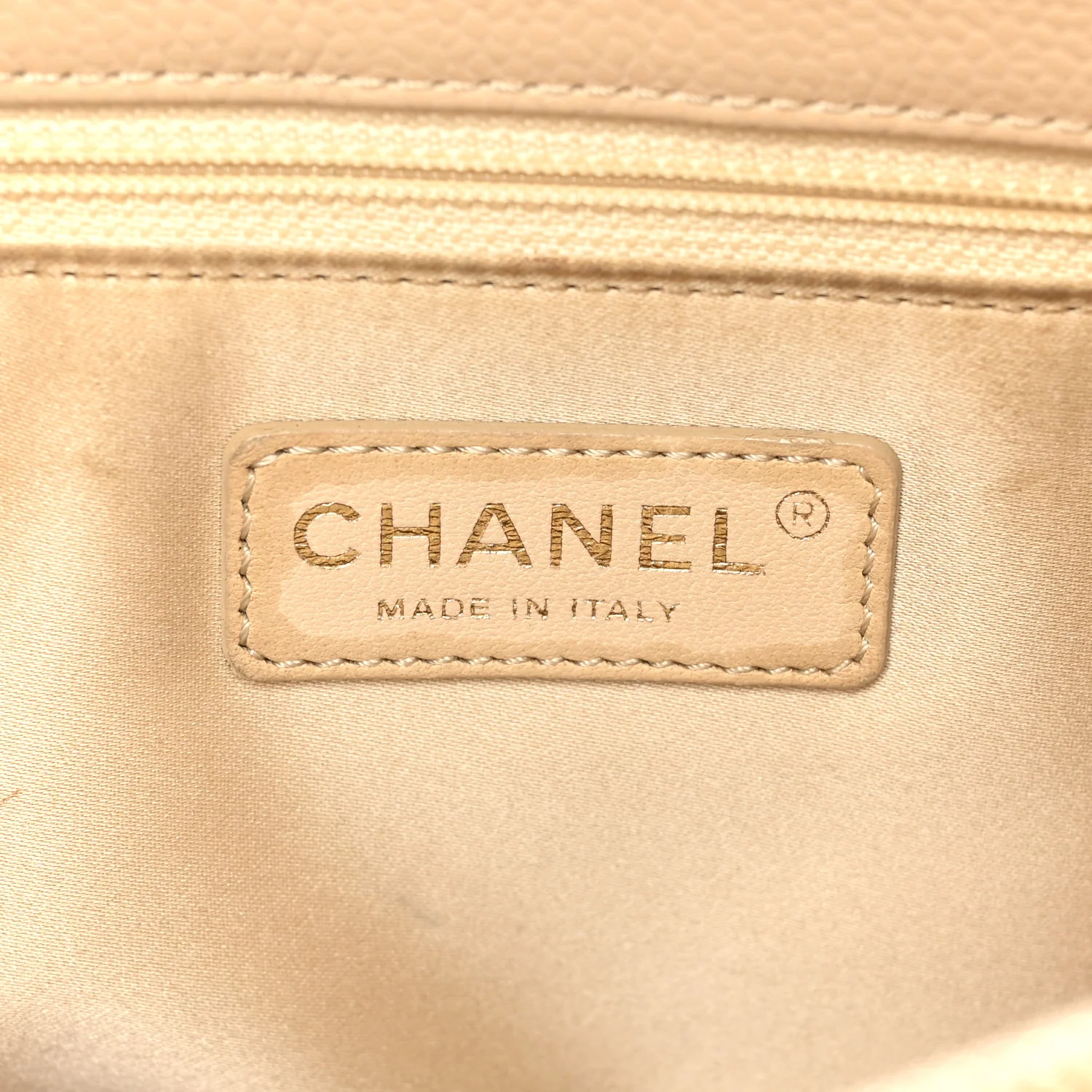 Caviar Quilted Grand Shopping Tote GST Beige Clair - Image 6