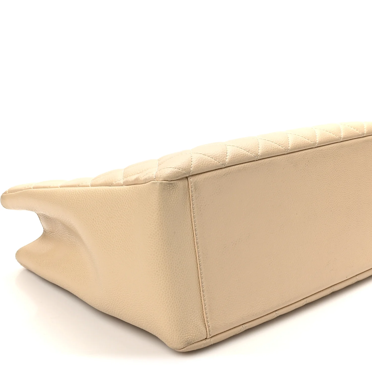 Caviar Quilted Grand Shopping Tote GST Beige Clair - Image 9