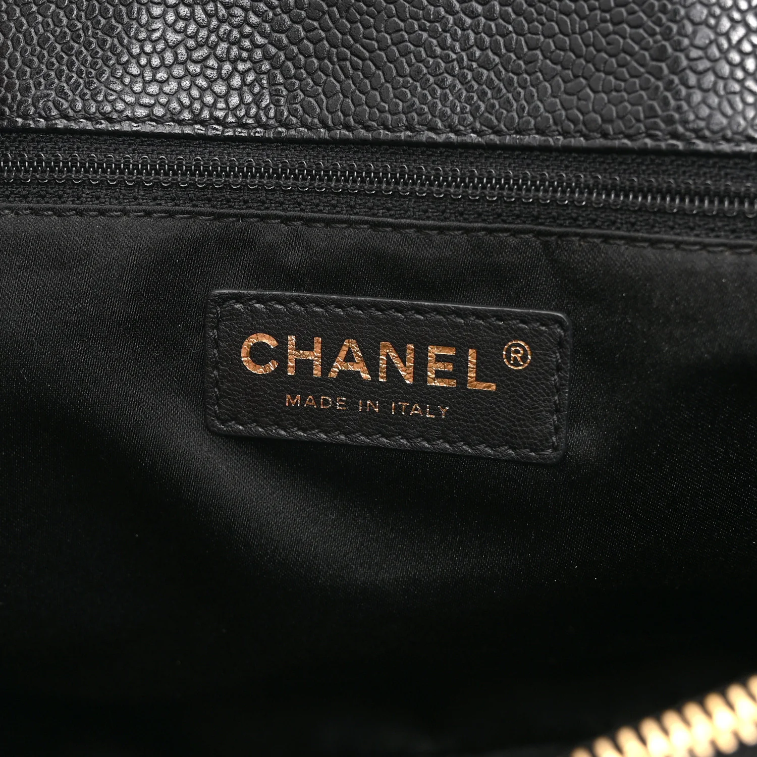 Caviar Quilted Grand Shopping Tote GST Black - Image 6