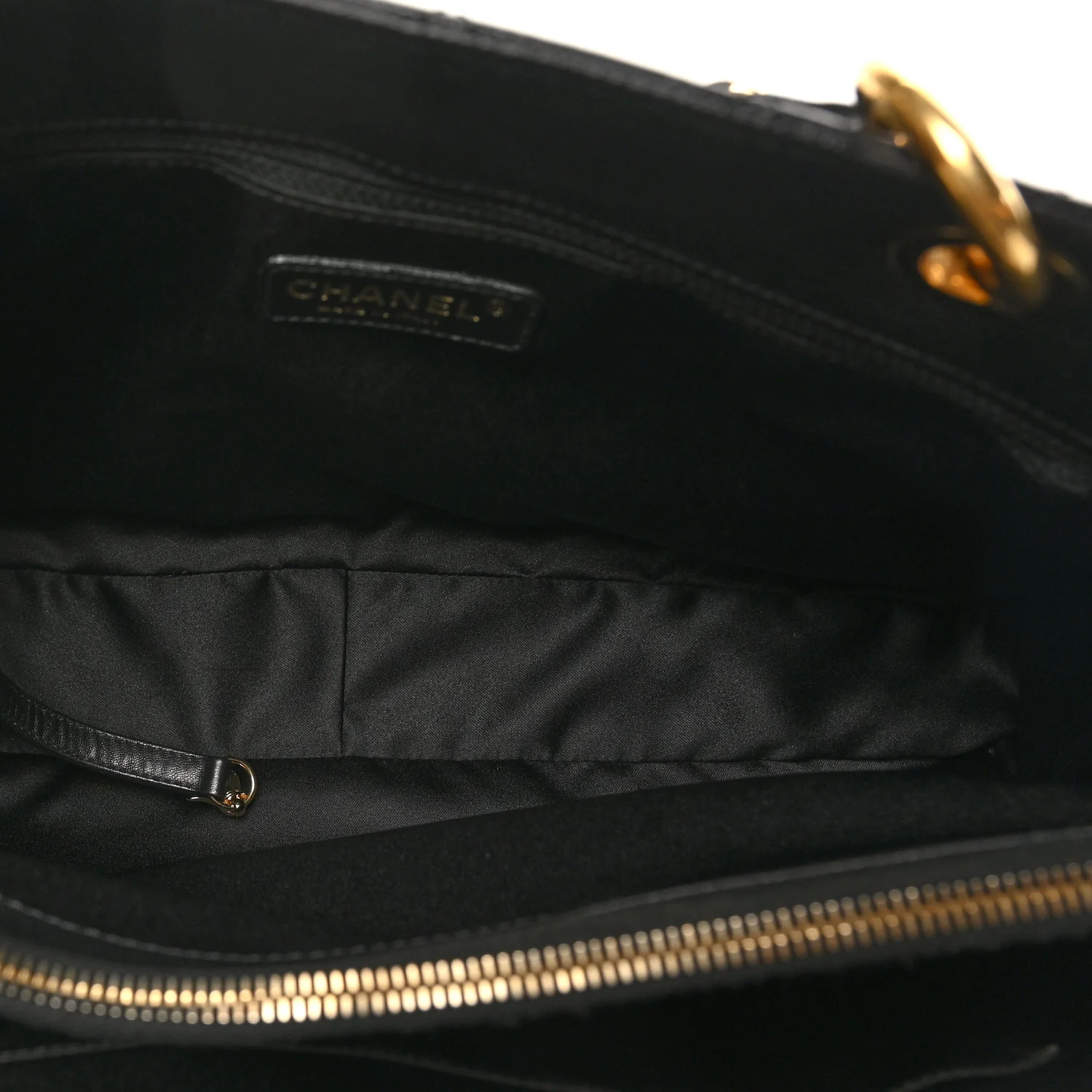 Caviar Quilted Grand Shopping Tote GST Black - Image 5