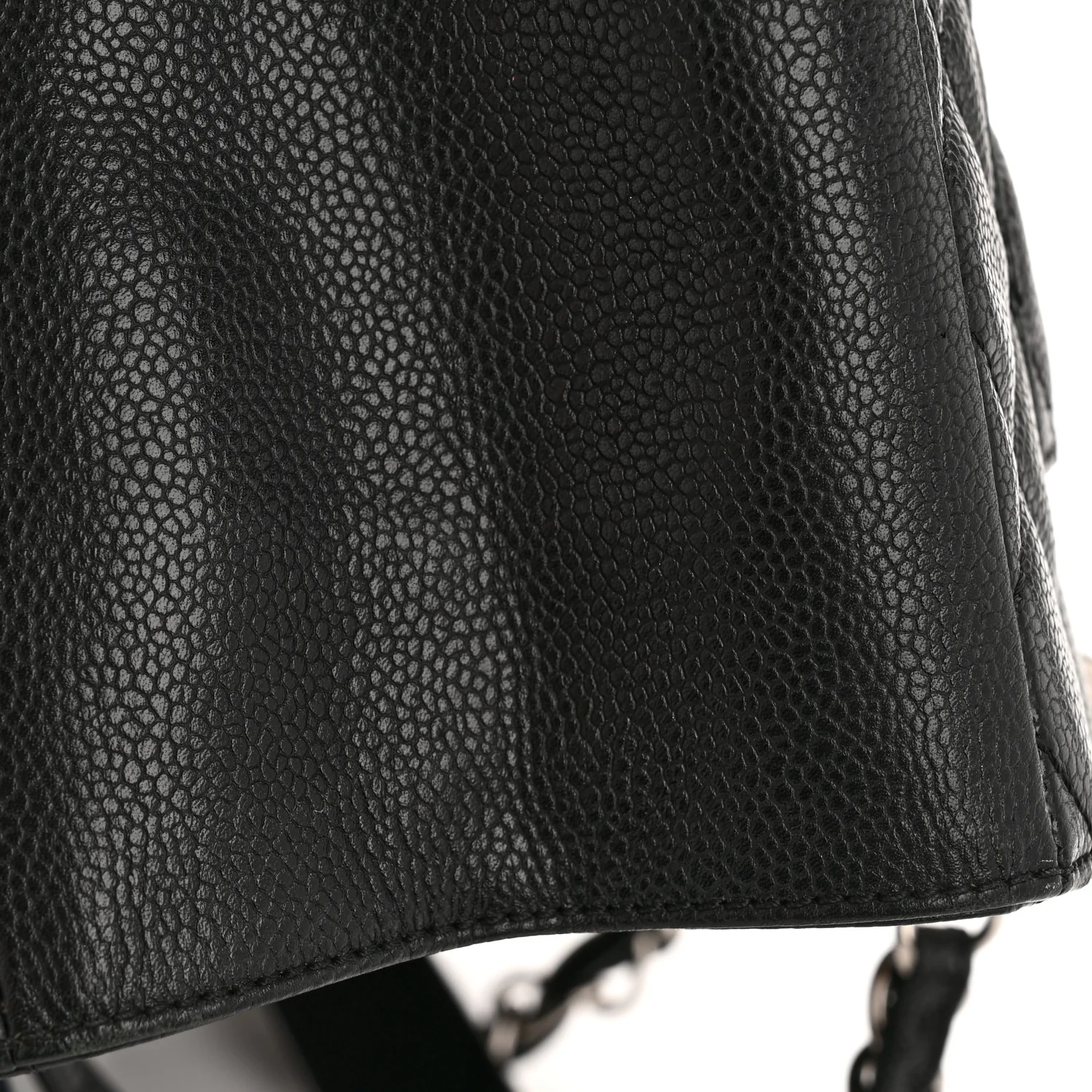 Caviar Quilted Grand Shopping Tote GST Black - Image 13