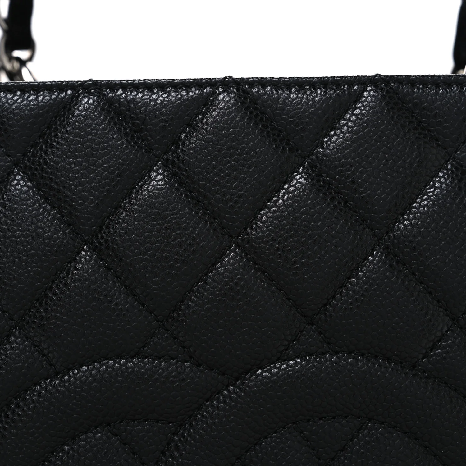 Caviar Quilted Grand Shopping Tote GST Black - Image 8