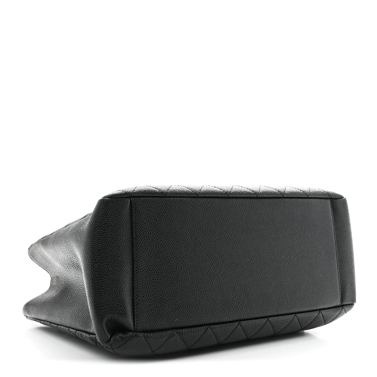 Caviar Quilted Grand Shopping Tote GST Black - Image 4