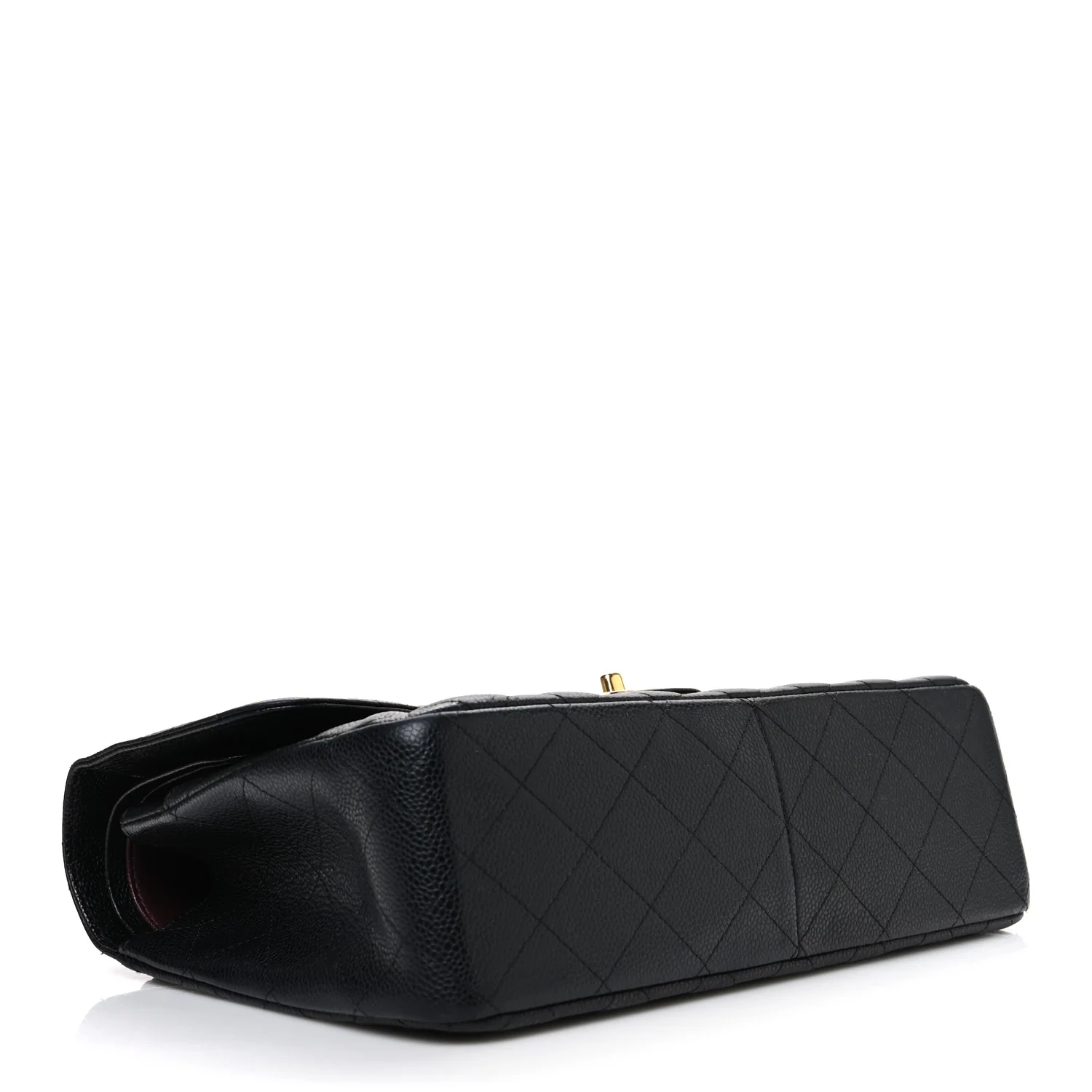 Caviar Quilted Jumbo Double Flap Black - Image 4