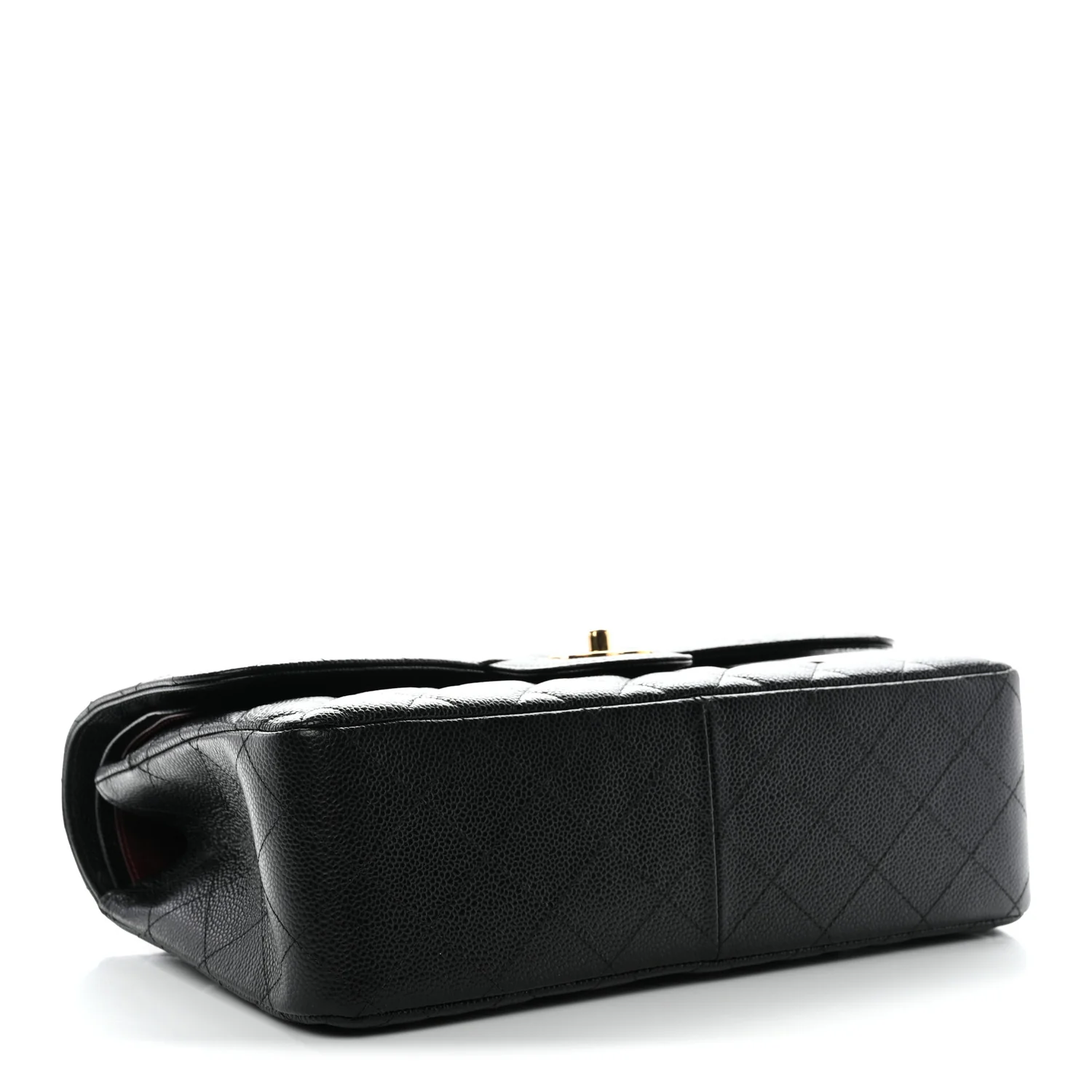Caviar Quilted Jumbo Double Flap Black - Image 4