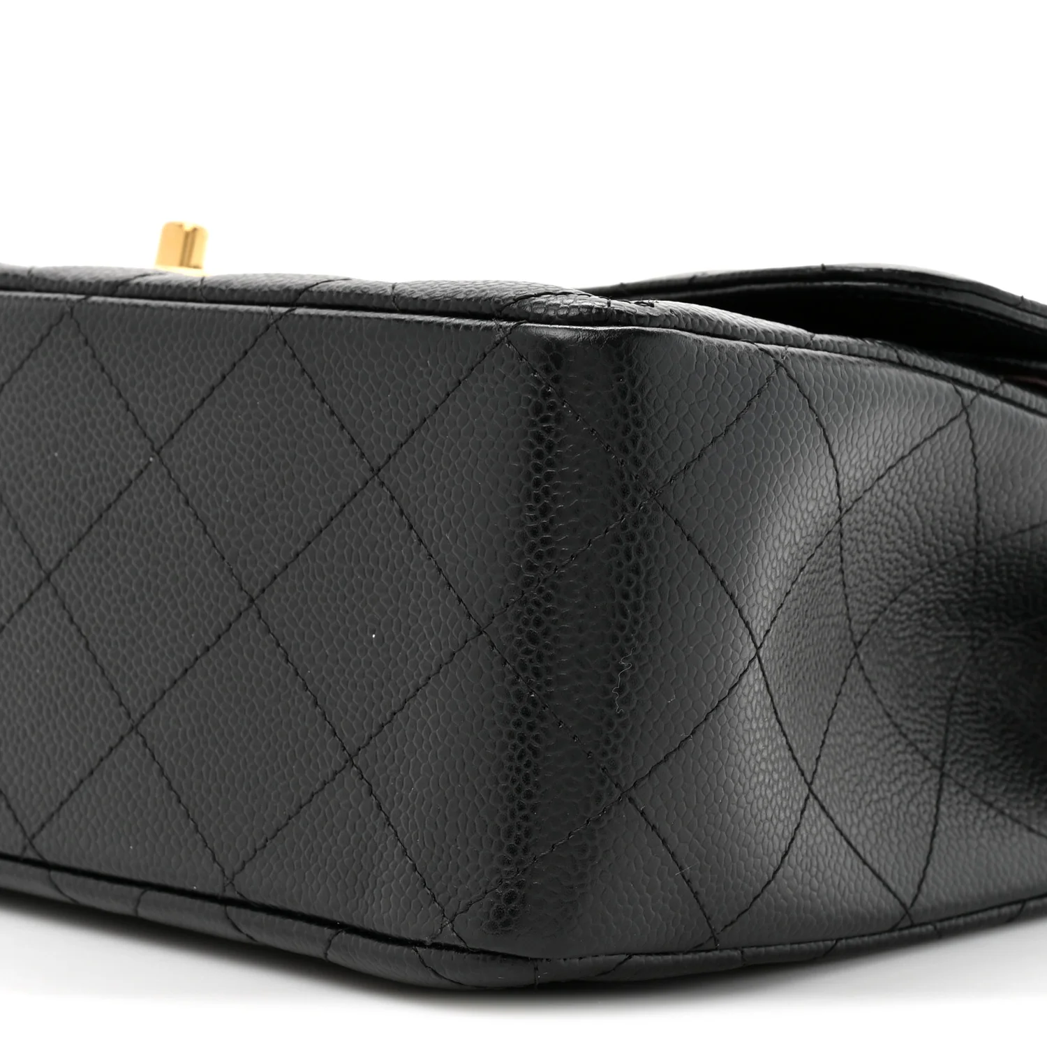 Caviar Quilted Jumbo Double Flap Black - Image 9