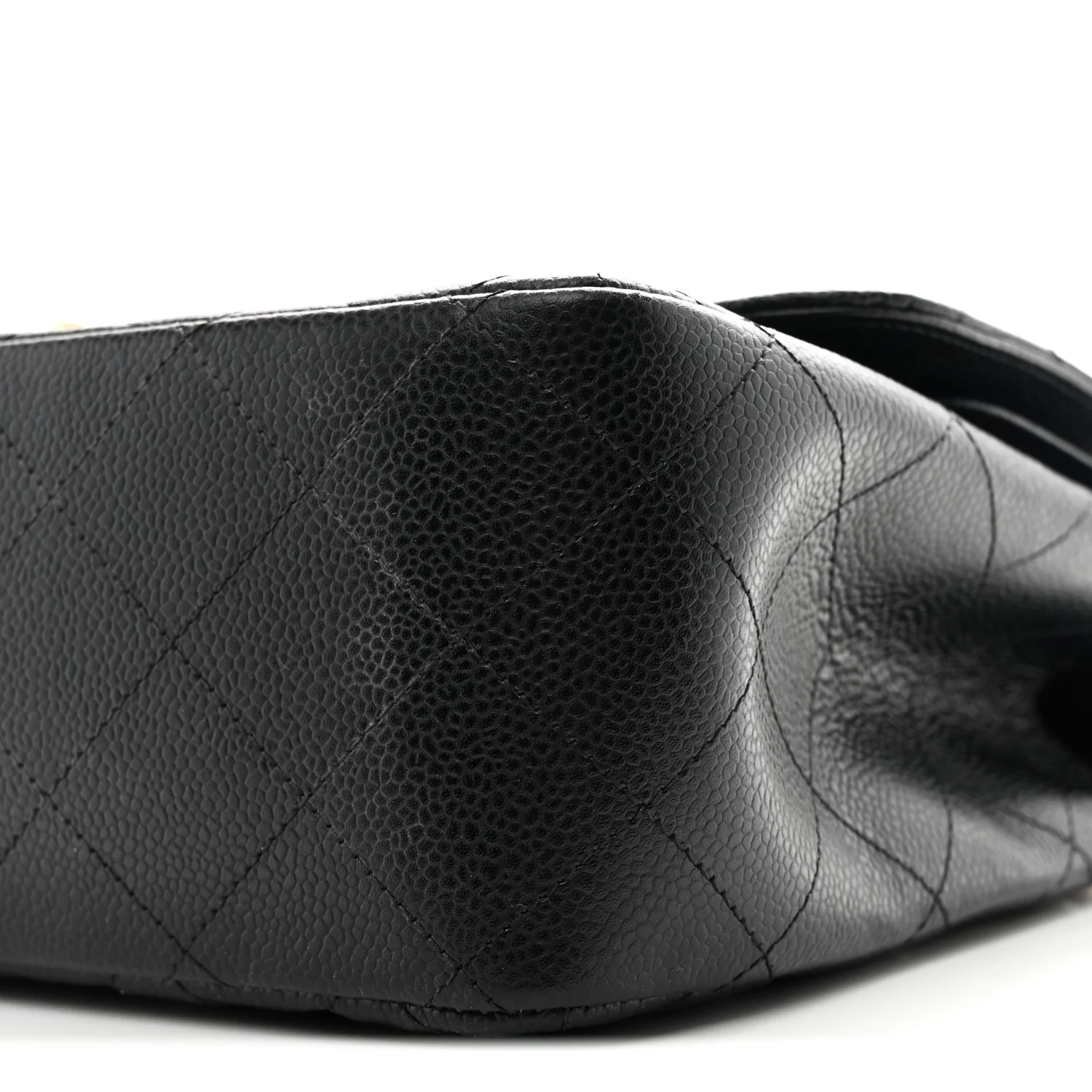 Caviar Quilted Jumbo Double Flap Black - Image 19