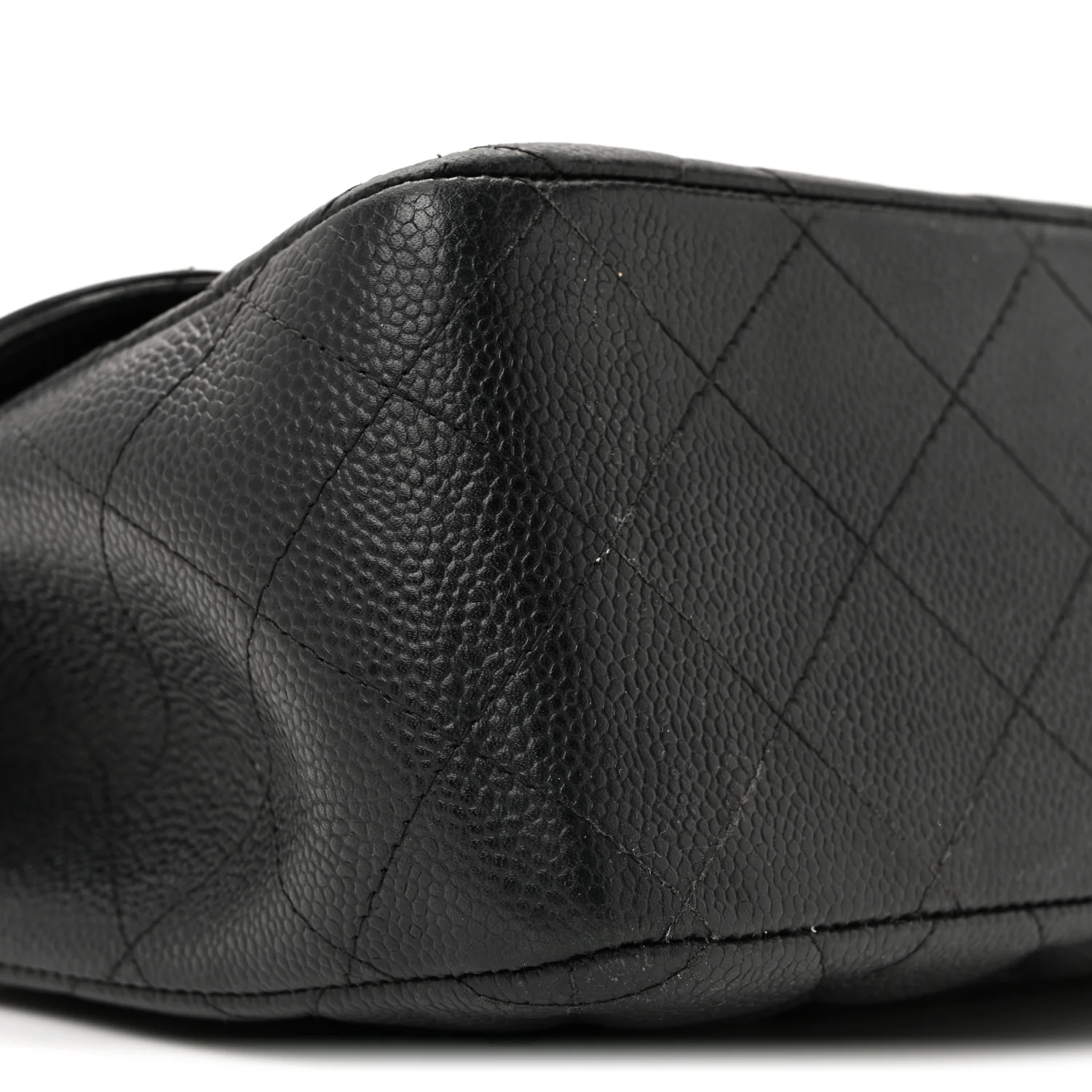 Caviar Quilted Jumbo Double Flap Black - Image 25
