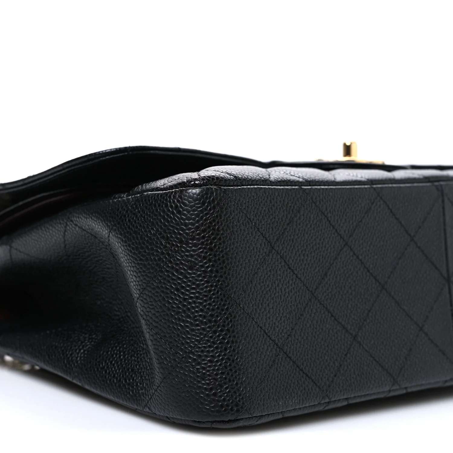 Caviar Quilted Jumbo Double Flap Black - Image 9