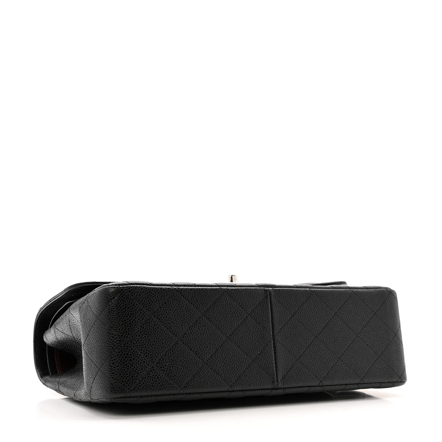 Caviar Quilted Jumbo Double Flap Black - Image 4
