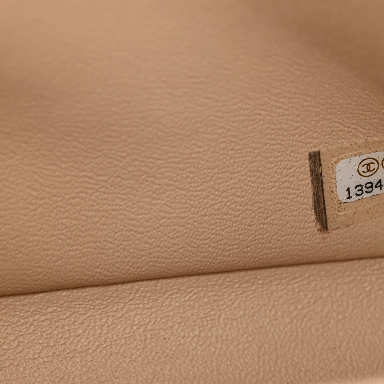 Caviar Quilted Jumbo Double Flap Light Beige - Image 7
