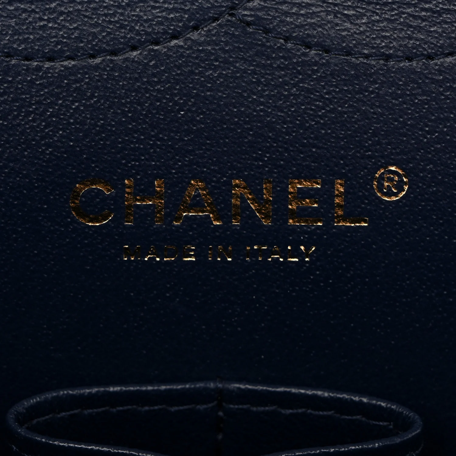 Caviar Quilted Jumbo Double Flap Navy Blue - Image 6