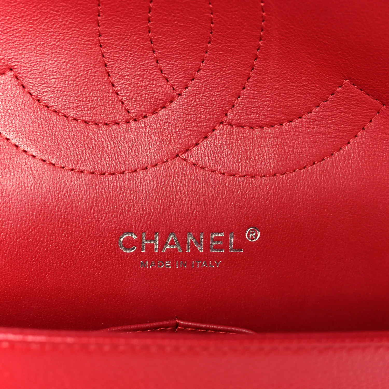 Caviar Quilted Jumbo Double Flap Red - Image 6