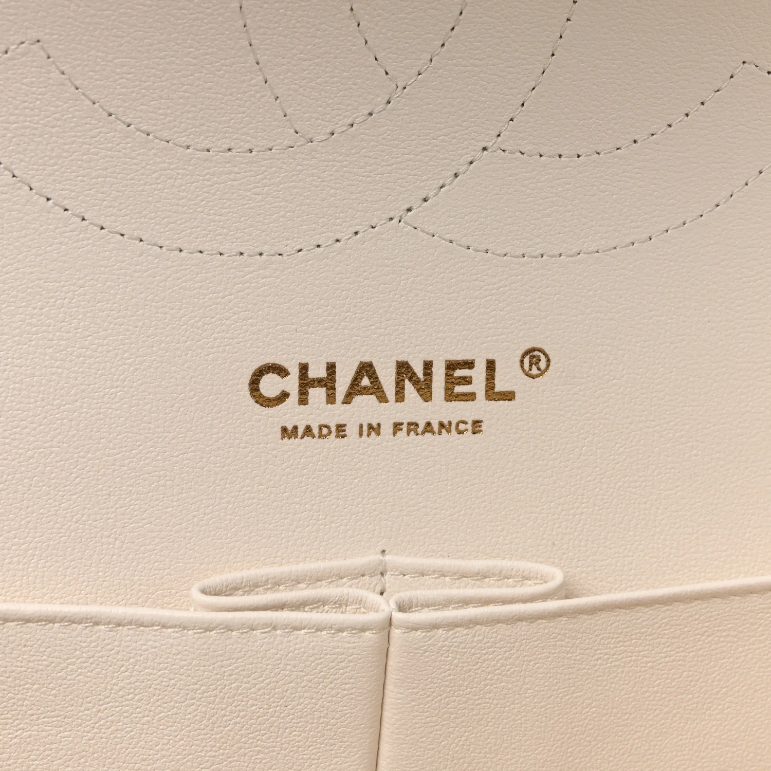 Caviar Quilted Jumbo Double Flap White - Image 6