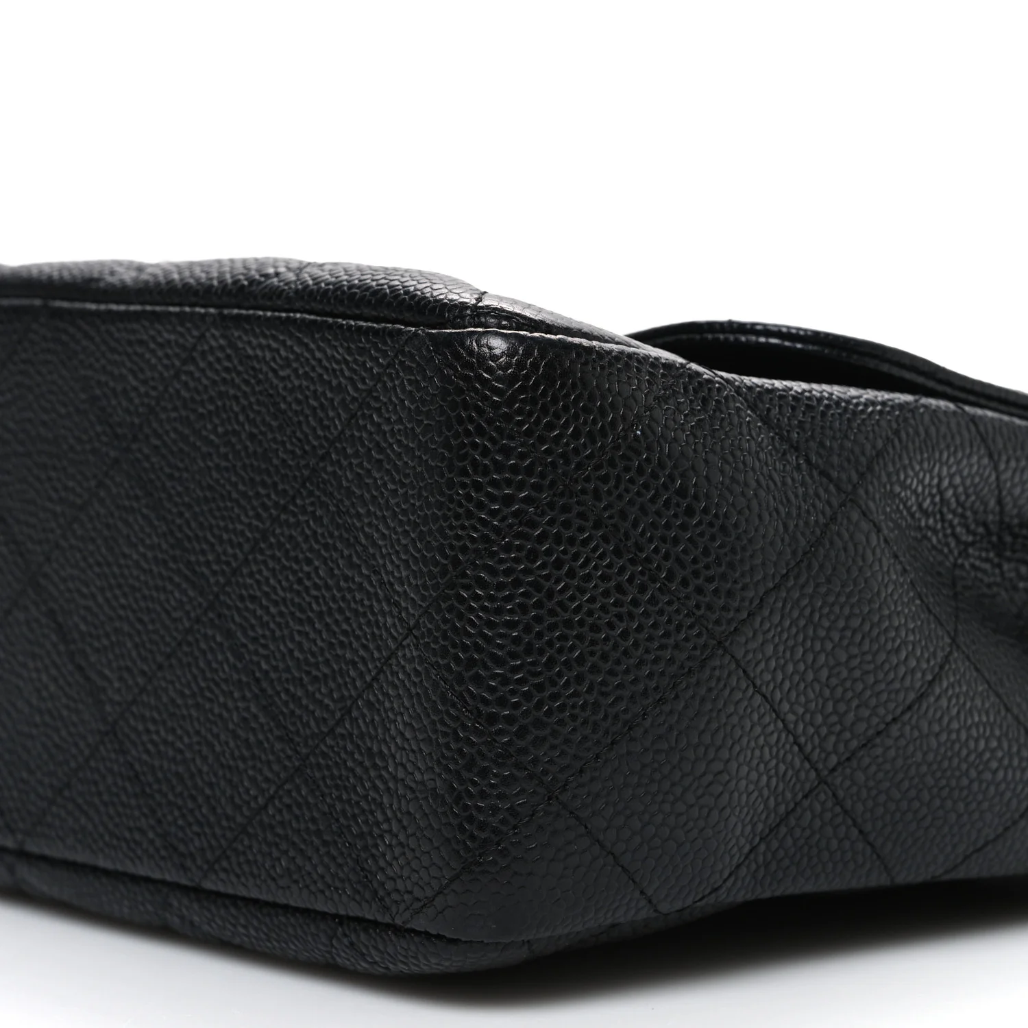Caviar Quilted Jumbo Single Flap Black - Image 10